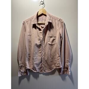 Frank & Eileen Famous Barry Button Shirt In Vintage Rose Sz XS Preowned Ret $258